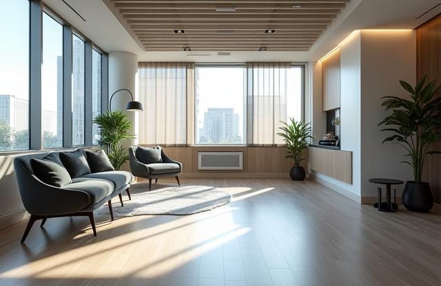 Modern office interior of Helvetia Communication Coaching AG