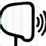Icon representing clarity of speech